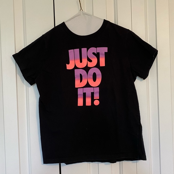 Nike Other - NIKE Youth “Just Do It” T-Shirt, Black, Large